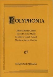 Polyphonia Volume 7 - Sacred Choral Music SATB published by Carrara