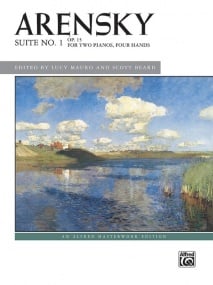 Arensky: Suite Opus 15 for Two Pianos published by Alfred