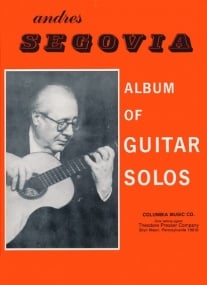 Segovia Album of Guitar Solos published by Columbia