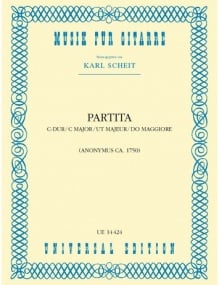 Anonymus: Partita for Guitar published by Universal