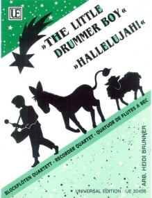 The little Drummer Boy & Hallelujah for Recorder Quartet published by Universal