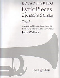 Grieg: 3 Lyric Pieces Opus 47 for Trumpet published by Faber