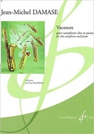 Damase: Vacances for Alto Saxophone published by Billaudot