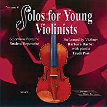 Solos for Young Violinists Volume 4 published by Alfred (CD Only)