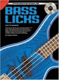Progressive Bass Licks published by Koala (Book & CD)