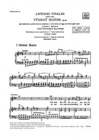 Vivaldi: Stabat Mater RV621 published by Ricordi - Vocal Score