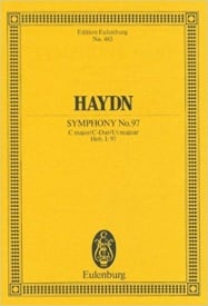 Haydn: Symphony No. 97 C major Hob. I: 97 (Study Score) published by Eulenburg