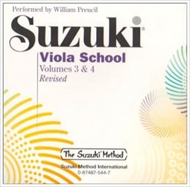 Suzuki Viola School Volumes 3 & 4 published by Alfred (CD Only)