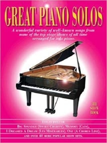 Great Piano Solos the Show Book published by Wise