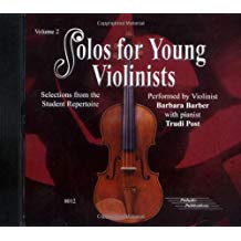 Solos for Young Violinists Volume 2 published by Alfred (CD Only)