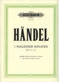 Handel: Complete Sonatas Volume 1 for Flute published by Peters
