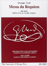 Verdi: Requiem published by Ricordi (Critical Edition) - Vocal Score