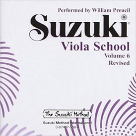 Suzuki Viola School Volume 6 published by Alfred (CD only)