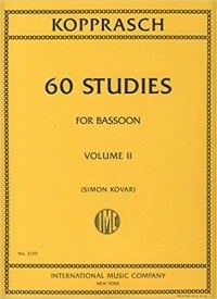 Kopprasch: 60 Studies Volume 2 for Bassoon published by IMC