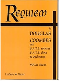 Coombes: Requiem published by Lindsay - Vocal Score