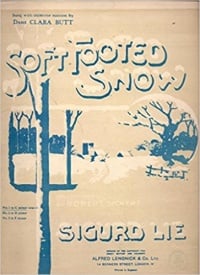 Lie: Soft Footed Snow in D Minor for Voice published by Lengnick