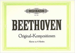 Beethoven: Original Compositions for Piano Duet published by Peters