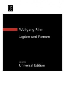 Rihm: Jagden und Formen (Study Score) published by Universal Edition