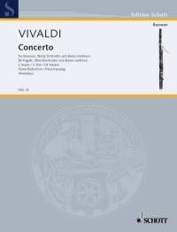 Vivaldi: Concerto in C RV472 for Bassoon published by Schott