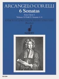 Corelli: 6 Sonatas from Opus 5 Volume 2 for Treble Recorder published by Schott