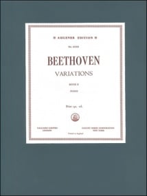 Beethoven: The Variations Book 2 for Piano published by Stainer & Bell