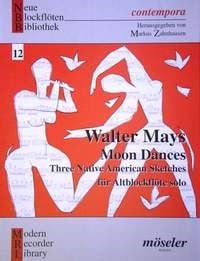 Mays: Moon Dances for Treble Recorder published by Mseler
