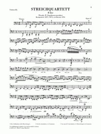 Brahms: String Quartet in Bb Opus 67 published by Henle