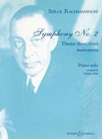 Rachmaninov: Symphony No 2 Theme from the 3rd Movement for Piano published by Boosey & Hawkes