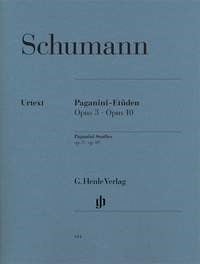 Schumann: Paganini-Studies Opus 3/10 for Piano published by Henle