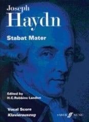 Haydn: Stabat Mater published by Faber - Vocal Score