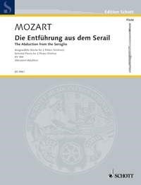 Mozart: The Abduction from the Seraglio - Selected Pieces for 2 flutes published by Schott