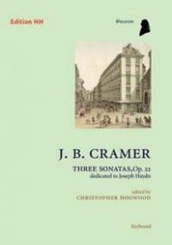 Cramer: 3 Sonatas Opus 22 for Piano published by HH