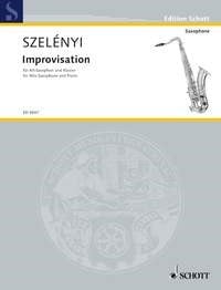 Szelnyi: Improvisation for Saxophone published by Schott