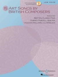 15 Art Songs by British Composers - Low published by Boosey & Hawkes (Book & CD)