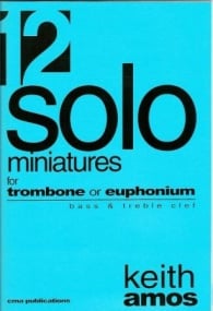Amos: 12 Miniatures for Euphonium or Trombone published by CMA