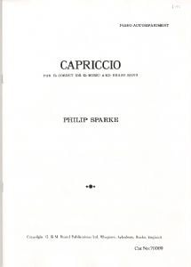 Sparke: Capriccio for Eb Cornet or Eb Horn published G & M