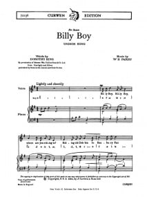 Parry: Billy Boy published by Curwen