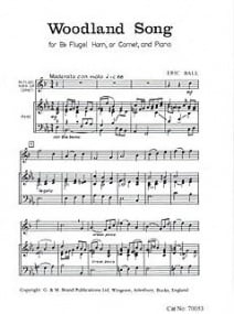 Ball: Woodland Song for Bb Flugel Horn or Cornet published by G & M