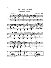 Gurlitt: Buds and Blossoms Opus 107 for Piano published by Kalmus
