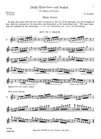 Pares: Daily Exercises & Scales for Flute published by Fischer