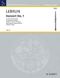 Lebrun: Concerto No 1 in D minor for Oboe published by Schott