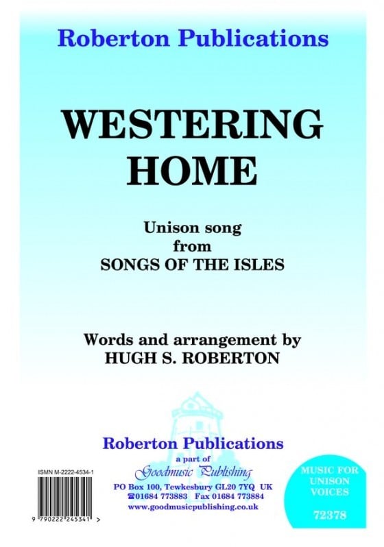 Westering Home by Roberton published by Roberton