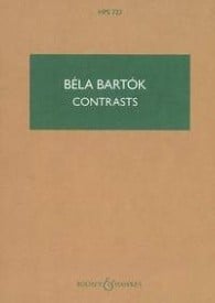 Bartok: Contrasts (Study Score) published by Boosey & Hawkes