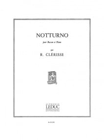Clrisse: Notturno for Bassoon published by Leduc