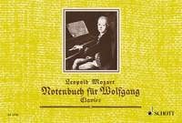 Mozart: Note Book for Wolfgang for Piano published by Schott