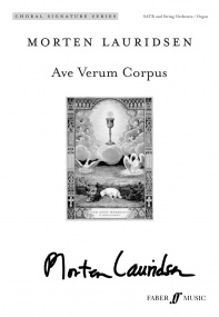 Lauridsen: Ave Verum Corpus published by Faber
