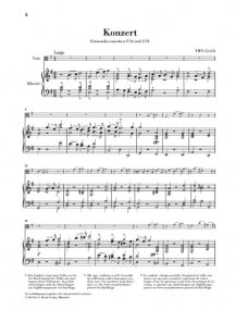 Telemann: Concerto in G TWV51:G9 for Viola published by Henle