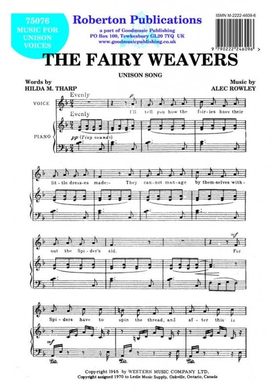 Rowley: Fairy Weavers published by Goodmusic