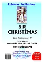 Cunningham: Sir Christemas SSATBB published by Roberton