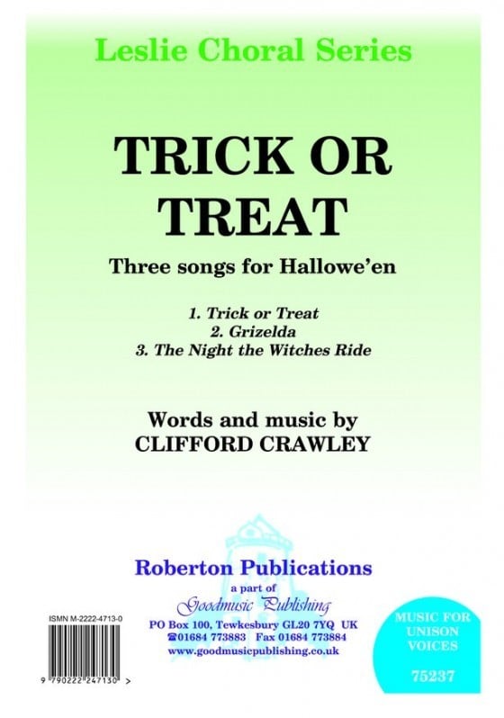 Crawley: Trick Or Treat published by Roberton